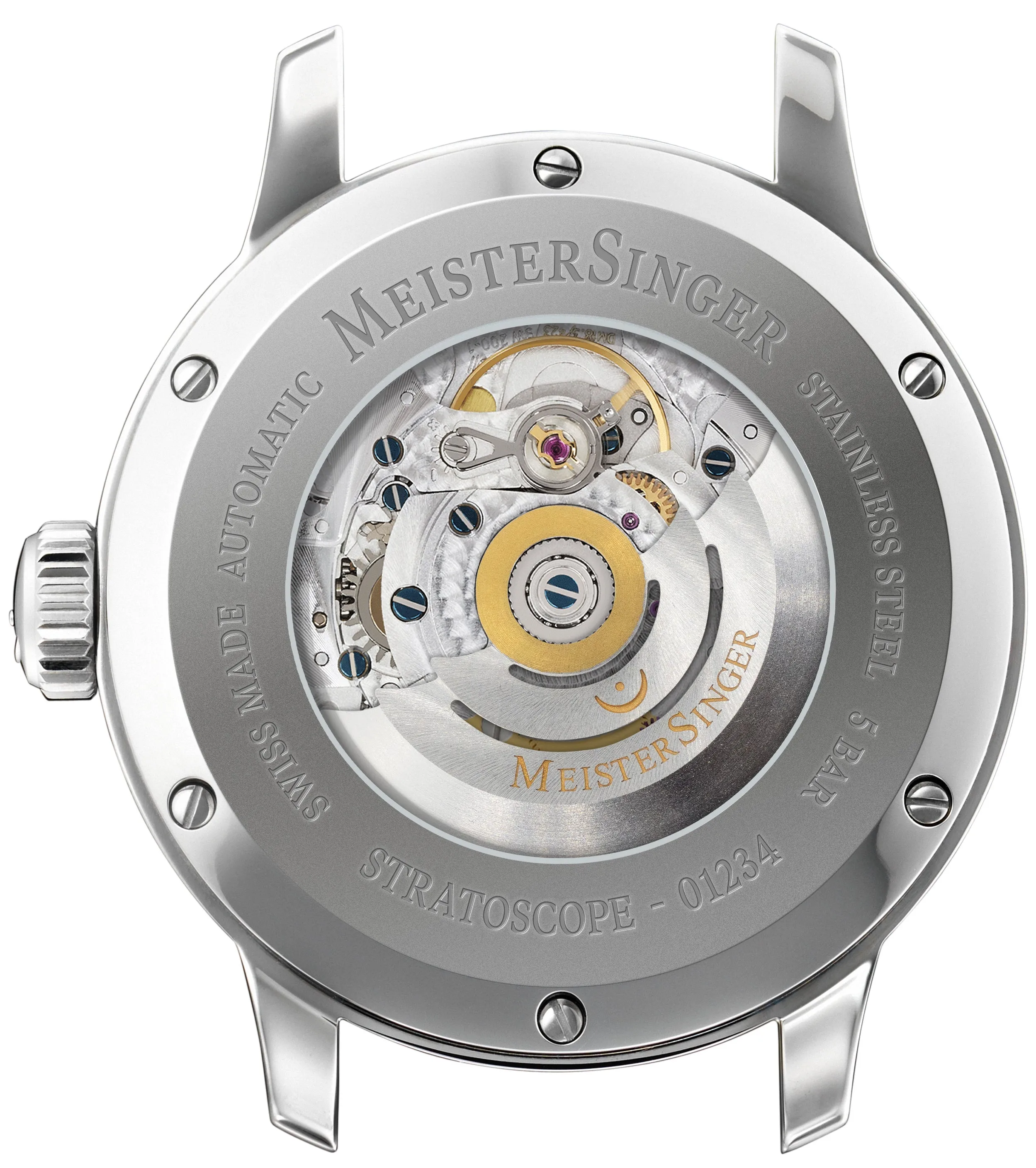MeisterSinger Stratoscope Golden Moon Watch sold by Jura Watches product image thumbnail 4