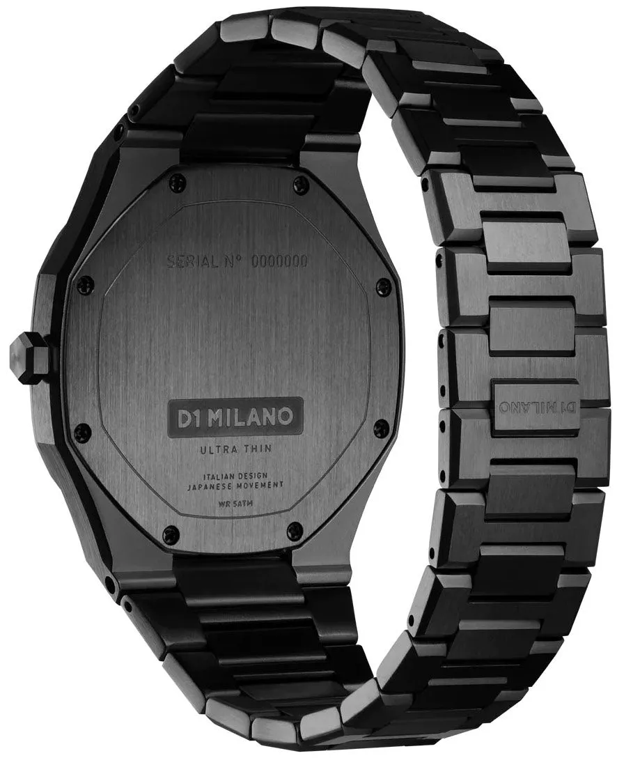 D1 Milano Ultra Thin DLC Watch sold by Jura Watches product image thumbnail 3