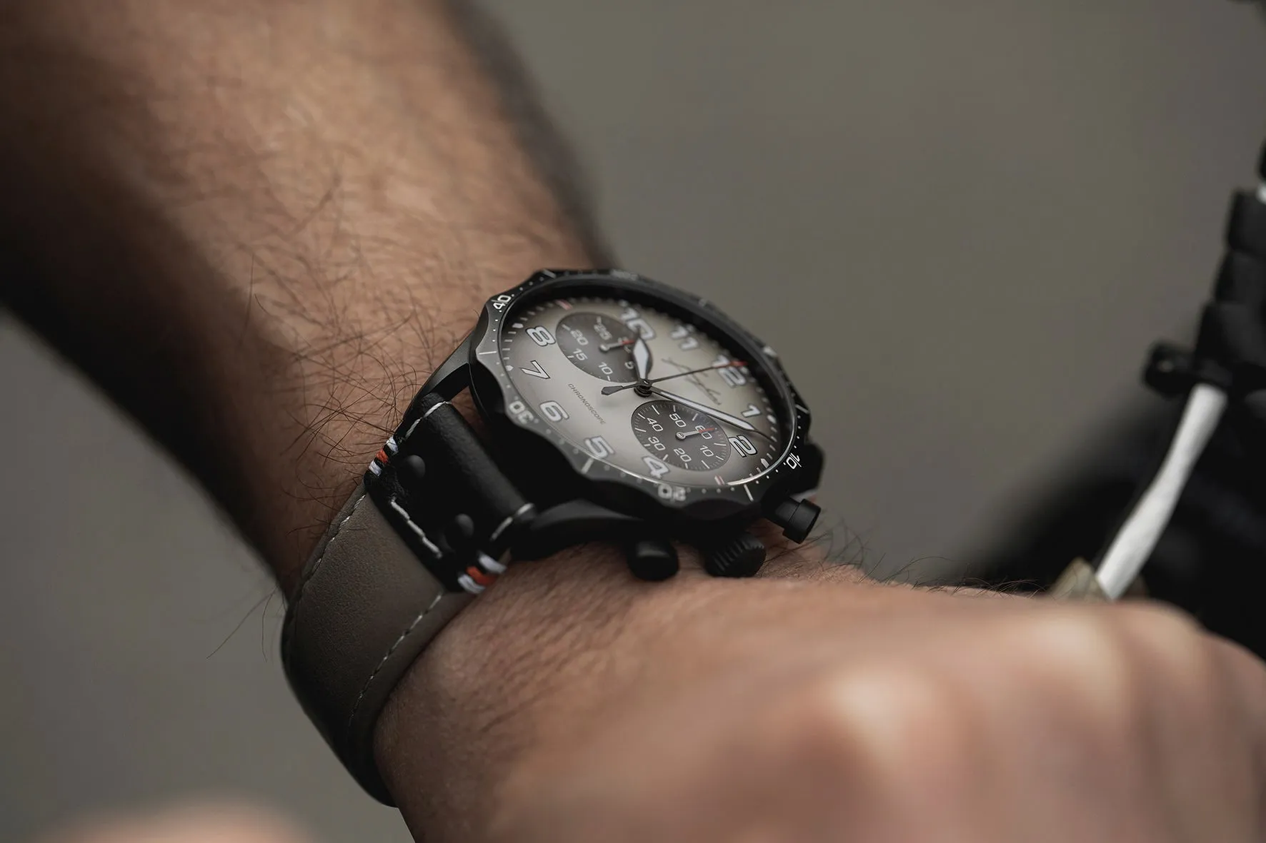 Junghans Meister Pilot Chronoscope Desert Watch sold by Jura Watches product image thumbnail 5