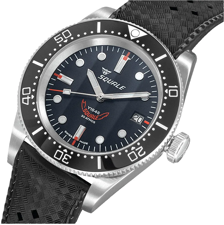 Squale 1545 Black Rubber Watch sold by Jura Watches product image thumbnail 3