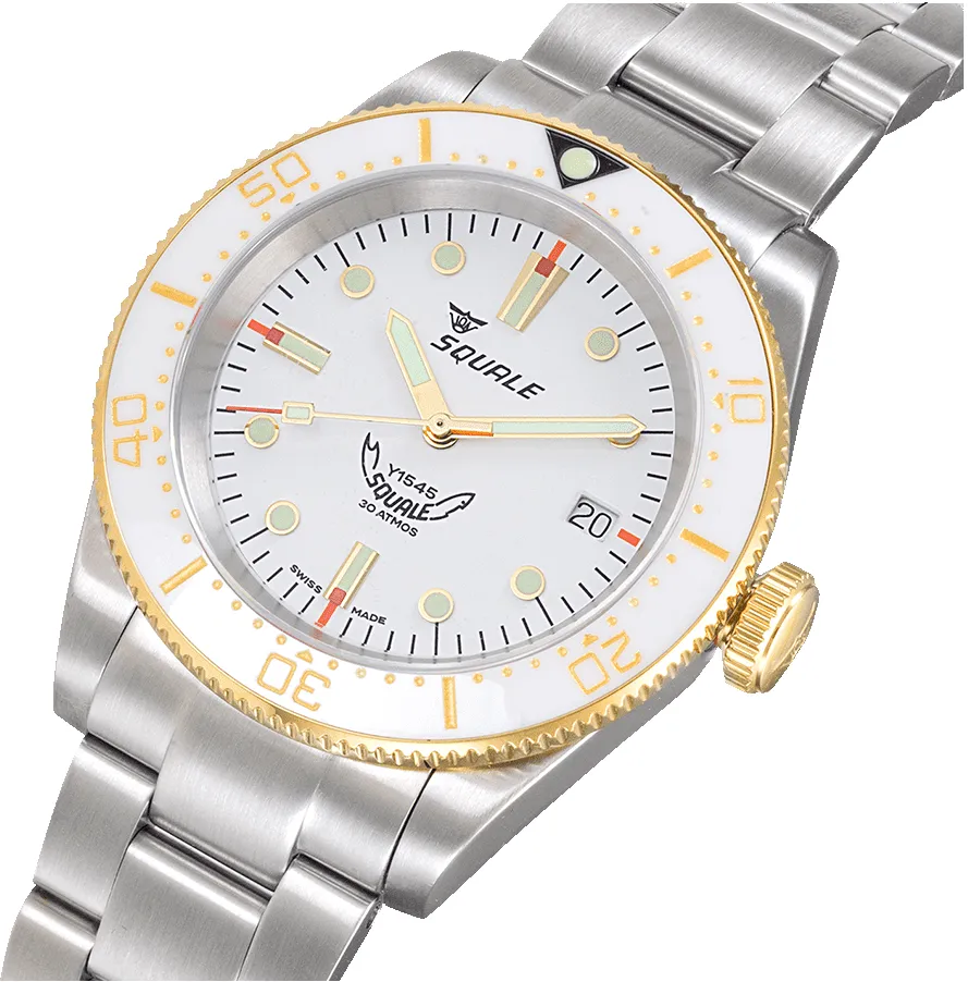 Squale 1545 White Bracelet Watch sold by Jura Watches product image thumbnail 4