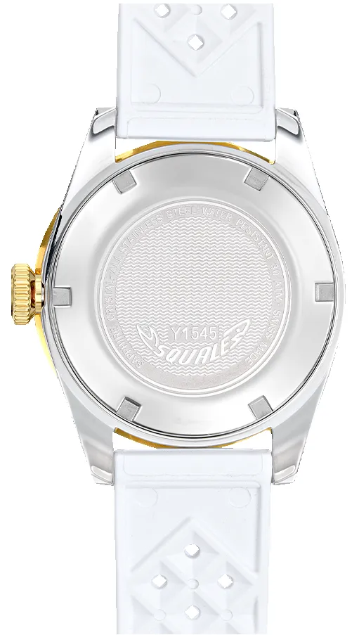Squale 1545 White Rubber Watch sold by Jura Watches product image thumbnail 2