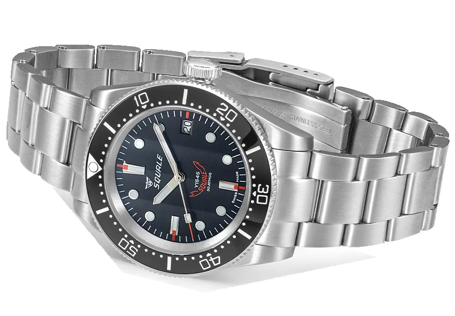 Squale 1545 Black Bracelet Watch sold by Jura Watches product image thumbnail 4