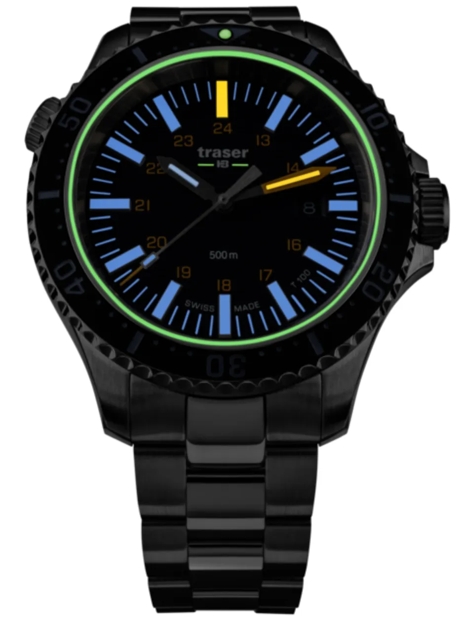 Traser H3 P67 Diver T100 Blue Bracelet Watch sold by Jura Watches product image thumbnail 3