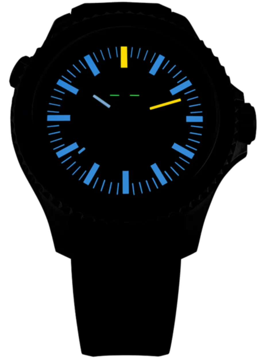 Traser H3 P67 Diver T100 Blue Rubber Watch sold by Jura Watches product image thumbnail 2