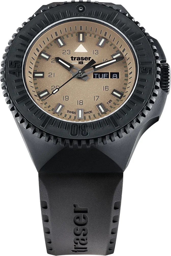 Traser H3 P69 Black Stealth Sand Rubber Watch sold by Jura Watches