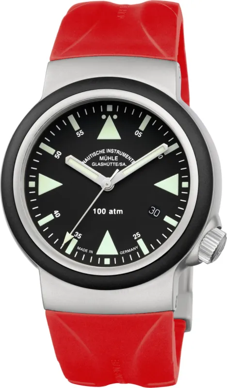 Muhle Glashutte S.A.R. Rescue Timer Red Watch sold by Jura Watches