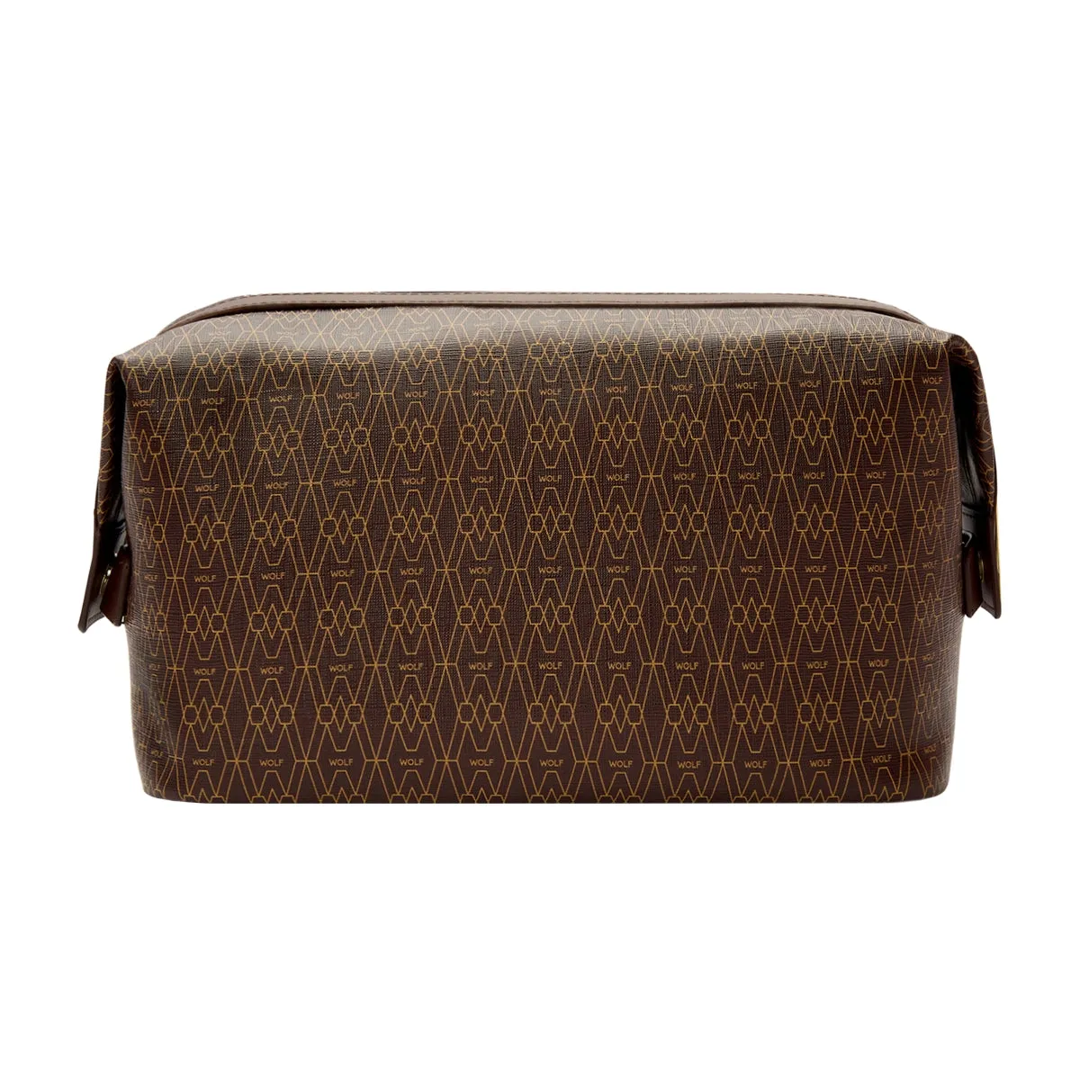 Wolf Signature Vegan Collection Brown Washbag sold by Jura Watches product image thumbnail 2