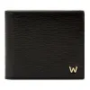 Wolf W Collection Leather Black Billfold Wallet sold by Jura Watches