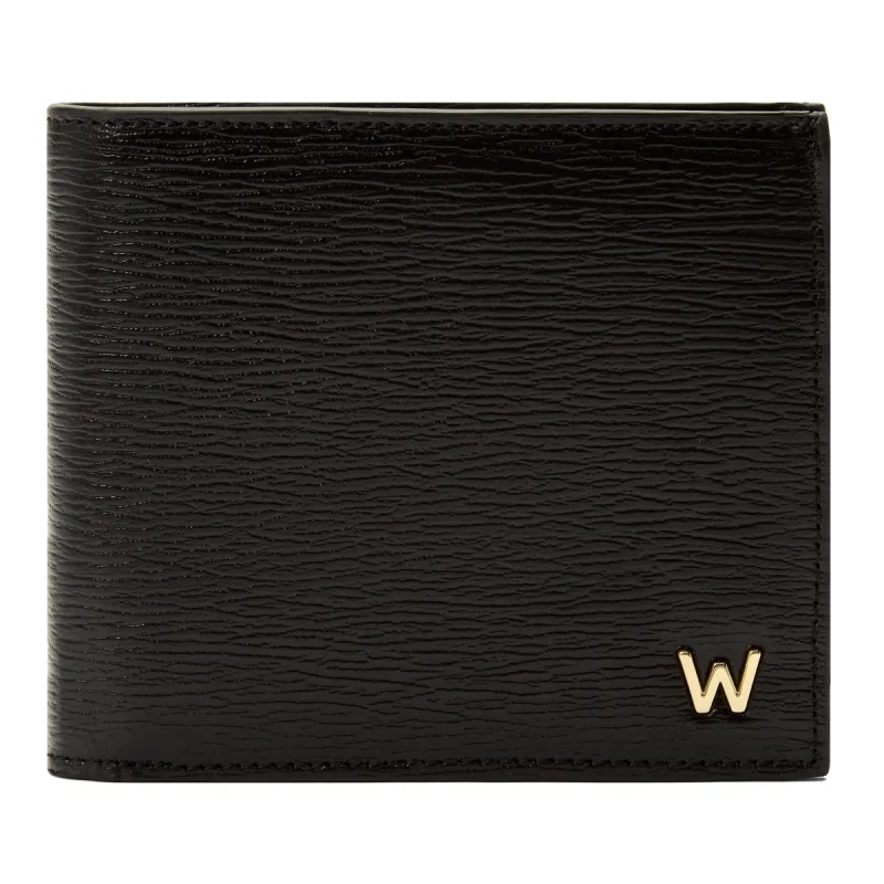 Wolf W Collection Leather Black Billfold Wallet sold by Jura Watches