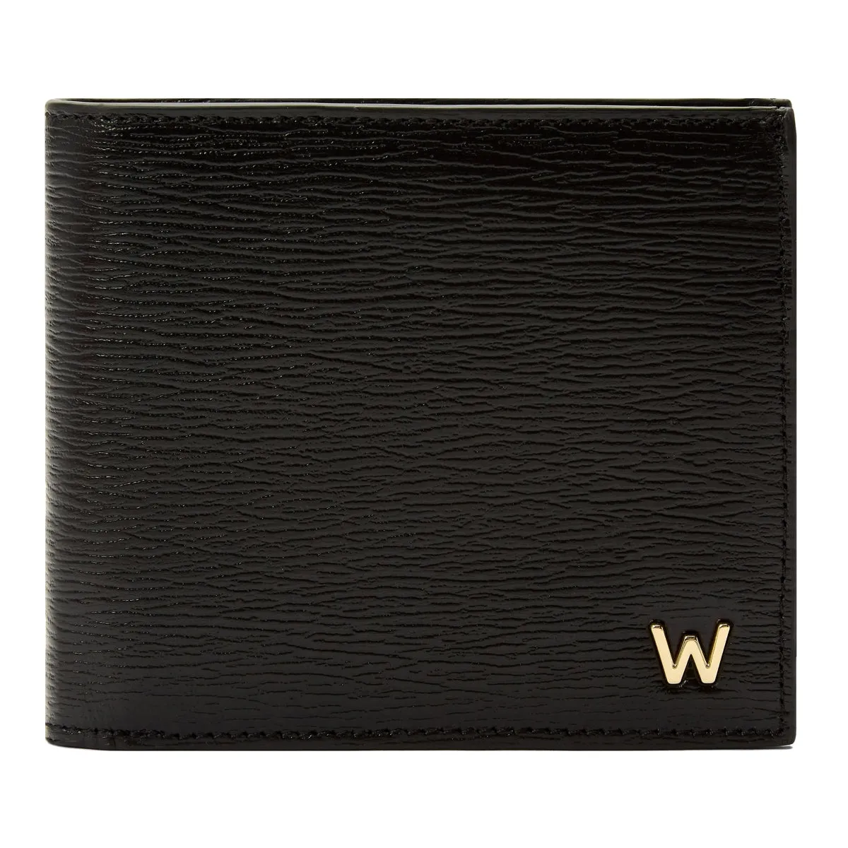 Wolf W Collection Leather Black Billfold Wallet sold by Jura Watches