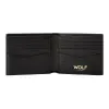 Wolf W Collection Leather Black Billfold Wallet sold by Jura Watches