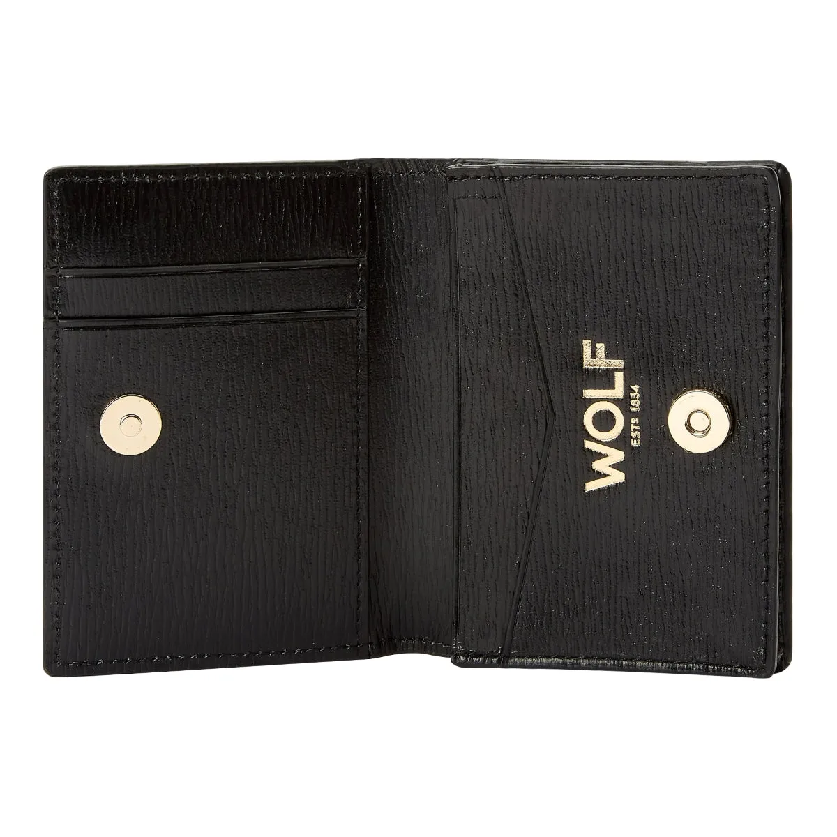 Wolf W Collection Leather Black Gusset Card Case sold by Jura Watches product image thumbnail 3