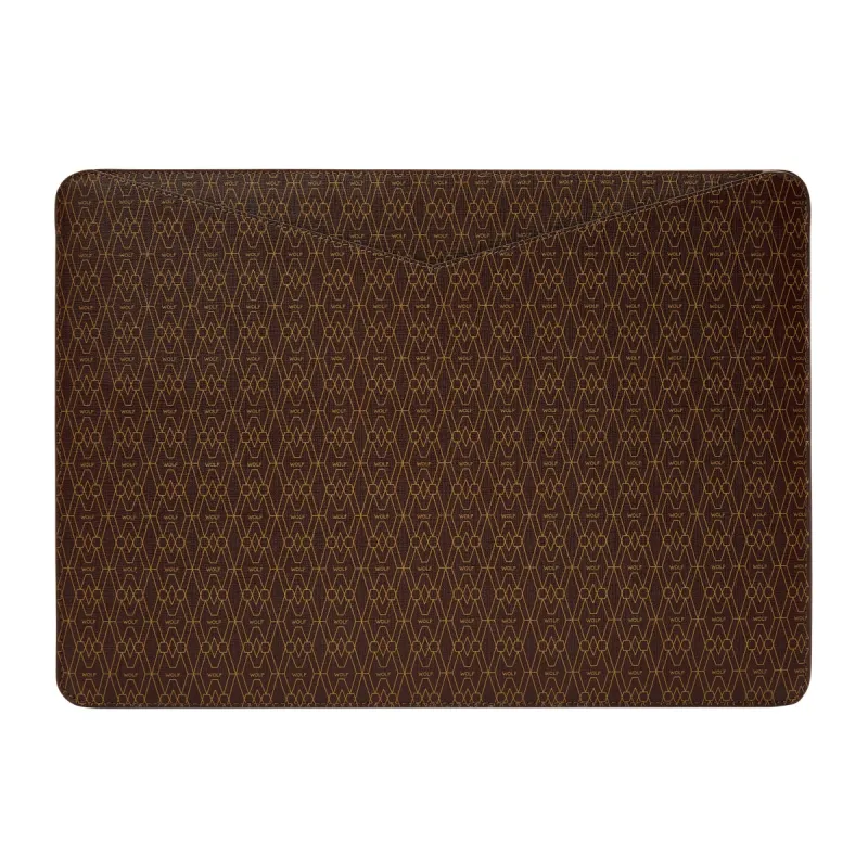 Wolf Signature Vegan Collection Brown Range 16 Inch Laptop Sleeve sold by Jura Watches