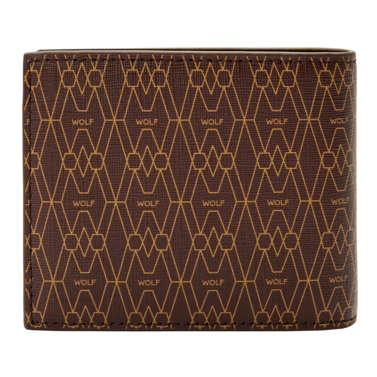 Wolf Signature Vegan Collection Brown Billfold Coin Wallet sold by Jura Watches product image thumbnail 2