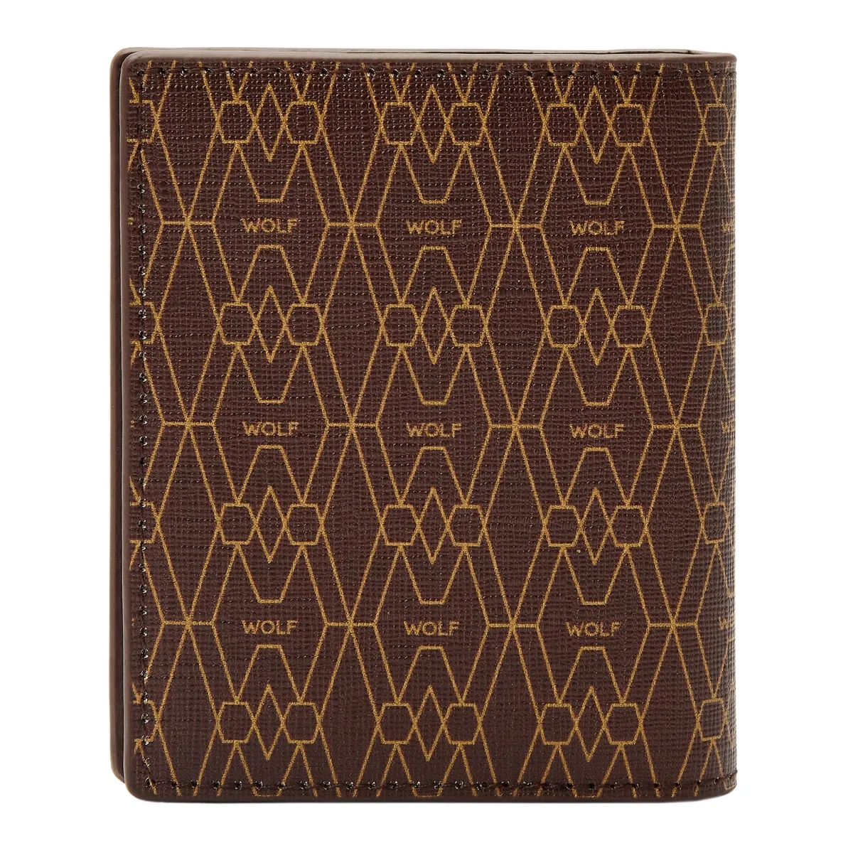 Wolf Signature Vegan Collection Brown ID Card Case sold by Jura Watches product image thumbnail 2