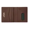 Wolf Signature Vegan Collection Brown ID Card Case sold by Jura Watches