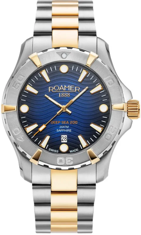 Roamer Deep Sea 200 Blue Watch sold by Jura Watches