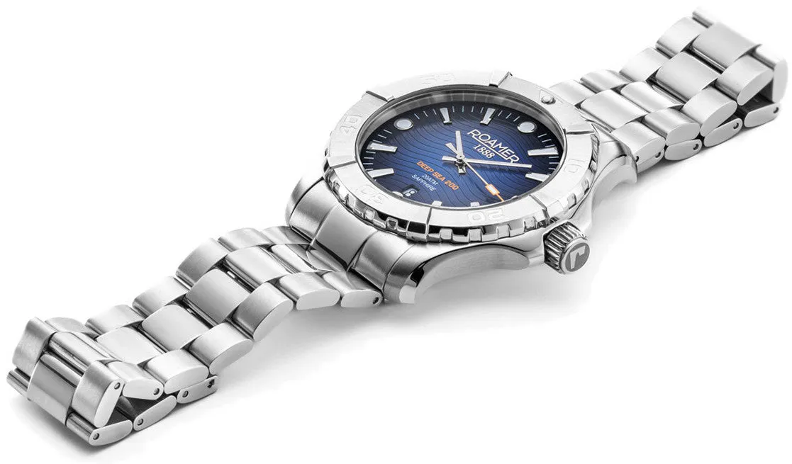 Roamer Deep Sea 200 Blue Watch sold by Jura Watches product image thumbnail 3