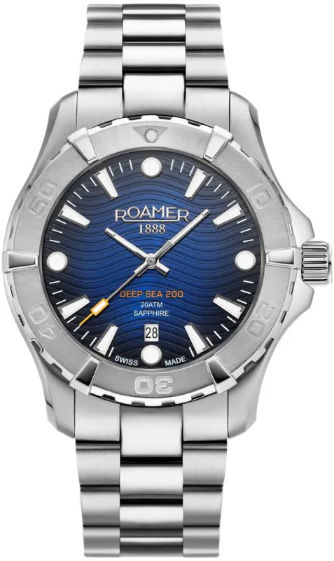 Roamer Deep Sea 200 Blue Watch sold by Jura Watches