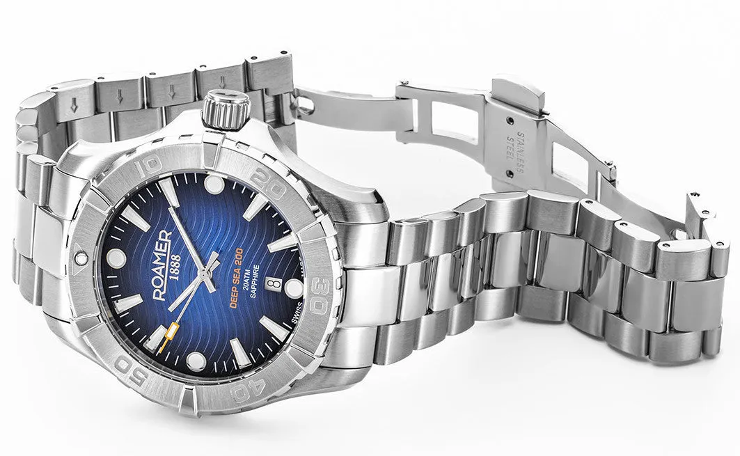 Roamer Deep Sea 200 Blue Watch sold by Jura Watches product image thumbnail 2
