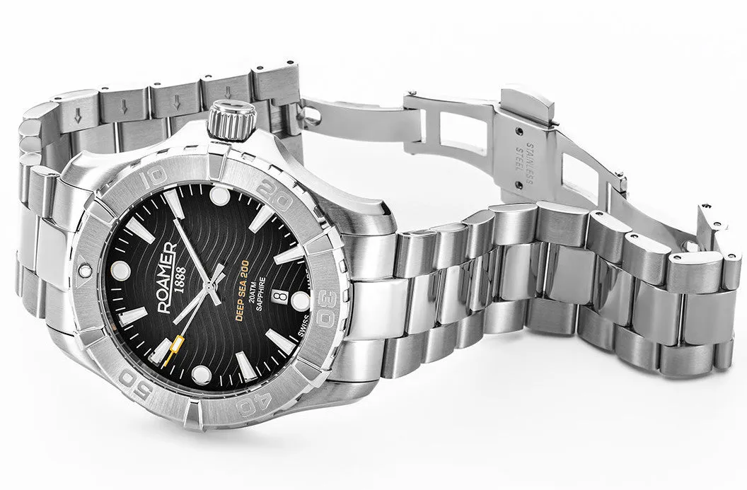 Roamer Deep Sea 200 Black Watch sold by Jura Watches product image thumbnail 2