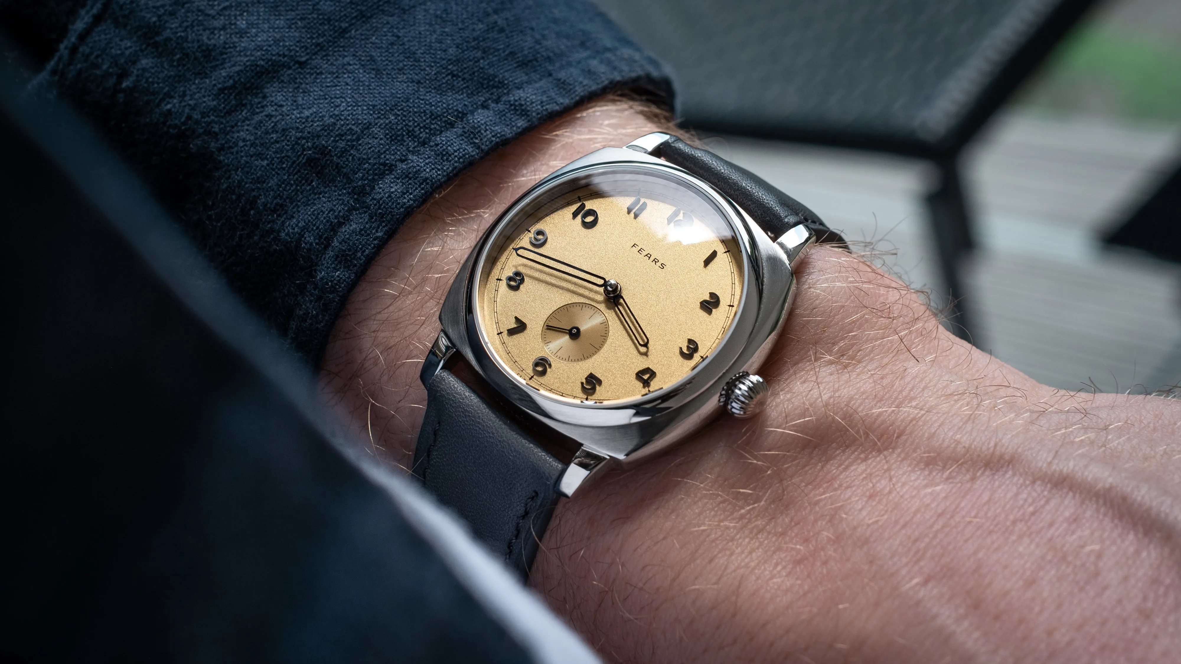 Fears Brunswick 38 Champagne Watch sold by Jura Watches product image thumbnail 4