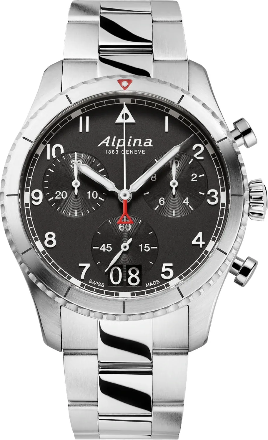 Alpina Startimer Pilot Quartz Chronograph Black Watch sold by Jura Watches