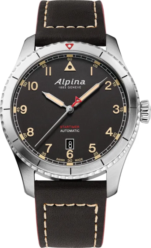 Alpina Startimer Pilot Automatic Black Watch made by Jura Watches