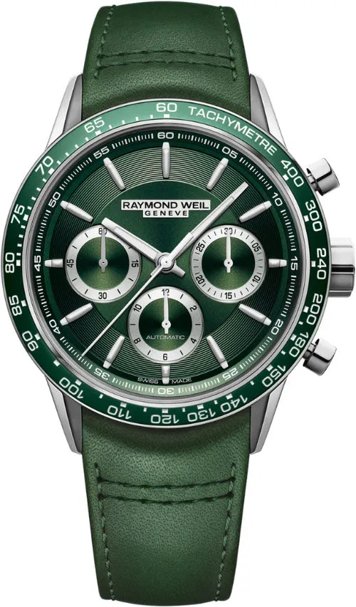 Raymond Weil Freelancer Green Mens sold by Jura Watches