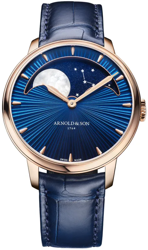 Arnold & Son Perpetual Moon 41.5 Red Gold Watch made by Jura Watches