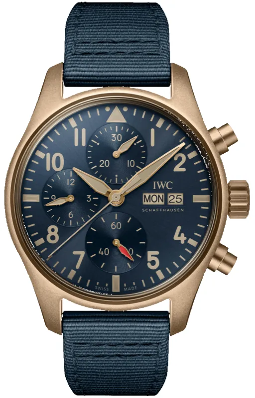 IWC Pilots Chronograph 41 Bronze Watch sold by Jura Watches