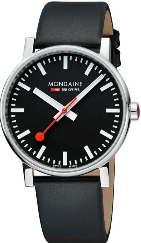 Mondaine Evo2 Black Watch made by Mondaine