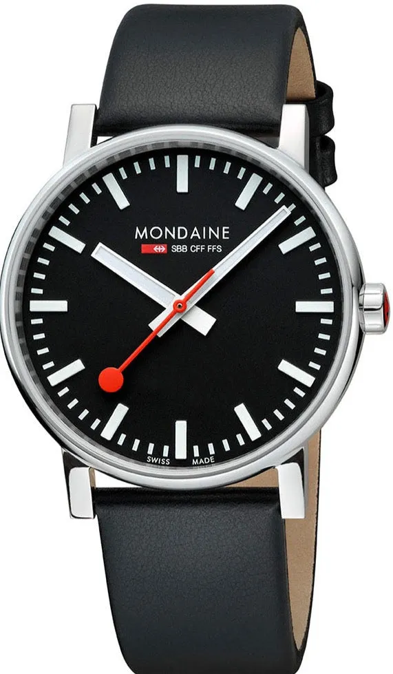 Mondaine Evo2 Black Watch sold by Jura Watches