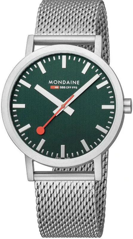 Mondaine Classic Park Green Special Edition Watch sold by Jura Watches