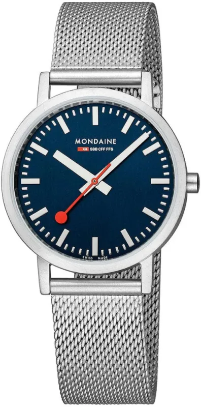 Mondaine Classic Deepest Blue Special Edition Watch sold by Jura Watches