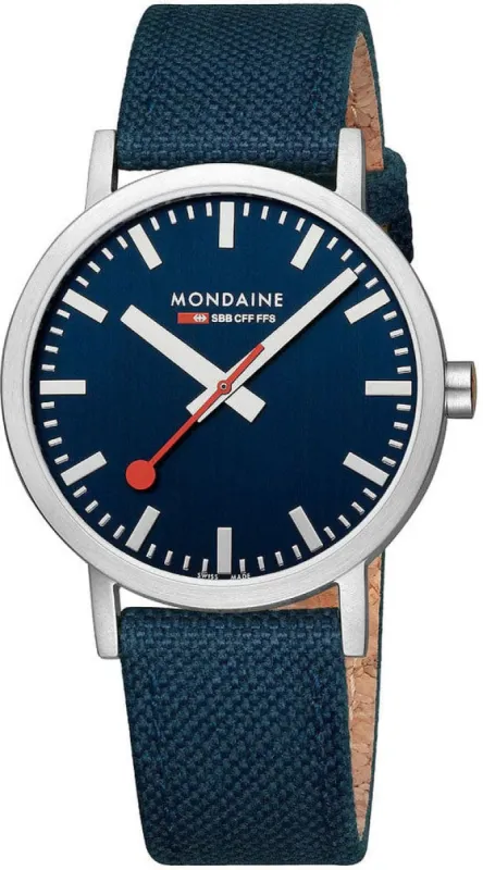 Mondaine Classic Deepest Blue Watch sold by Jura Watches