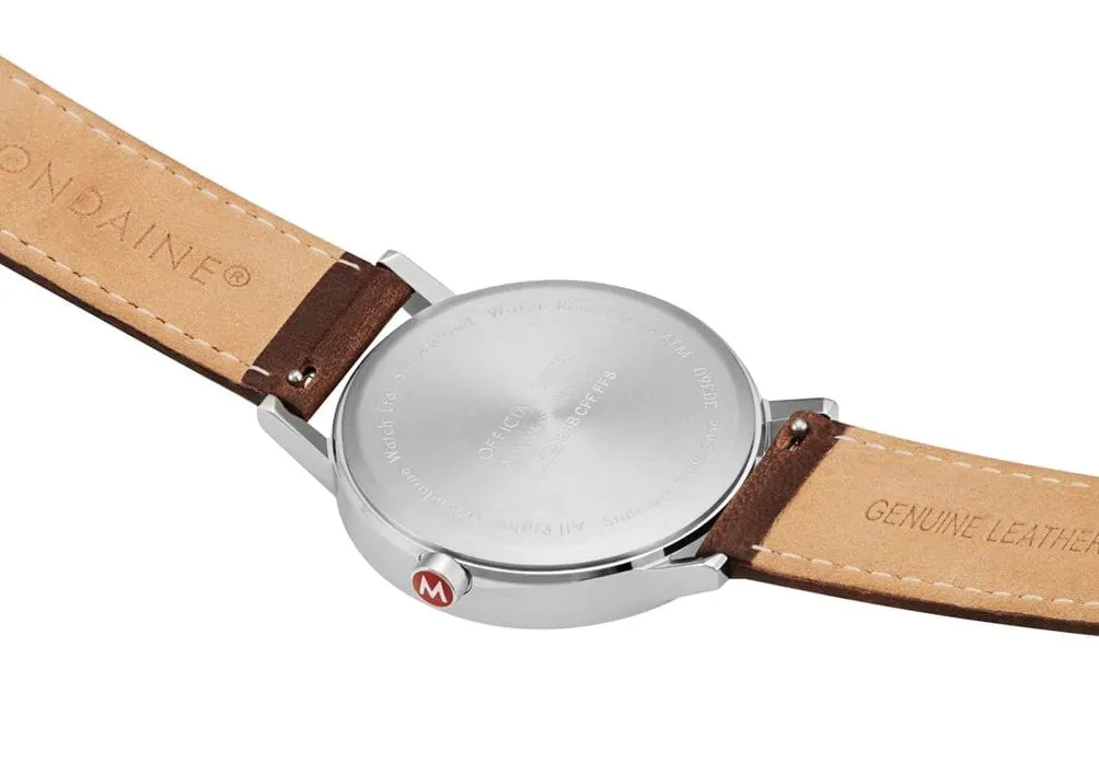 Mondaine Classic Vegan Grape Leather Watch sold by Jura Watches product image thumbnail 3