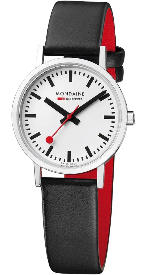 Mondaine Classic Vegan Grape Leather Watch sold by Jura Watches