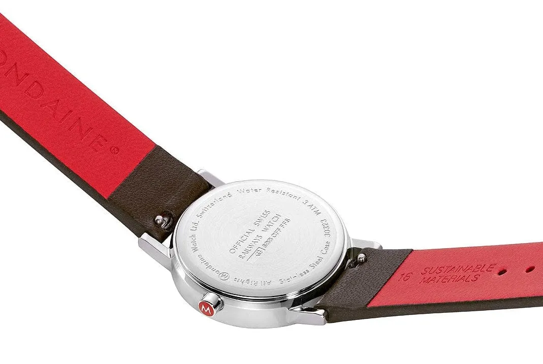 Mondaine Classic Vegan Grape Leather Watch sold by Jura Watches product image thumbnail 5