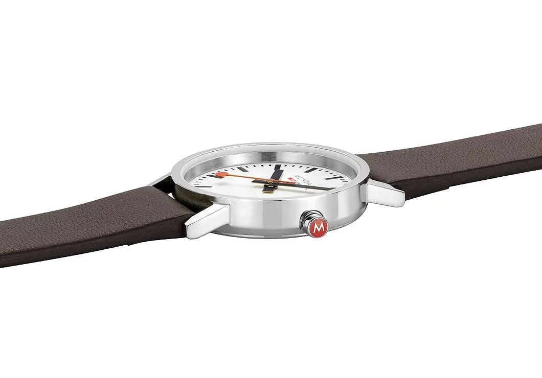 Mondaine Classic Vegan Grape Leather Watch sold by Jura Watches product image thumbnail 4