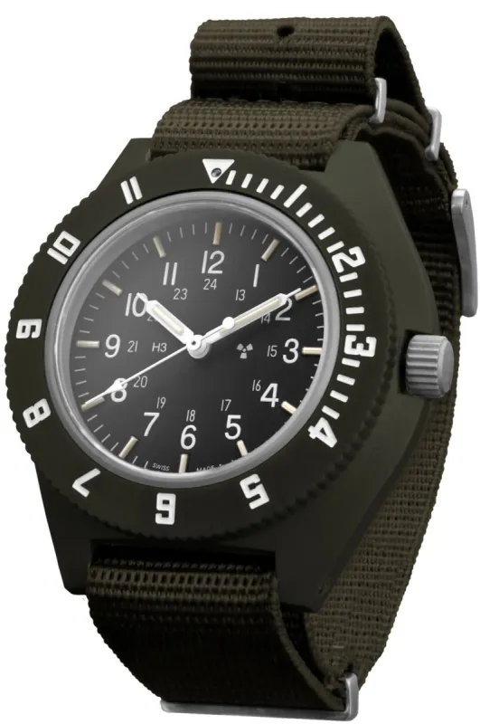 Marathon Navigator Sage Green Pilots Watch sold by Jura Watches