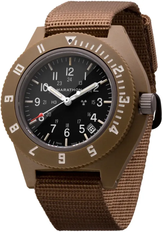 Marathon Navigator Desert Tan Pilots With Date Watch sold by Jura Watches
