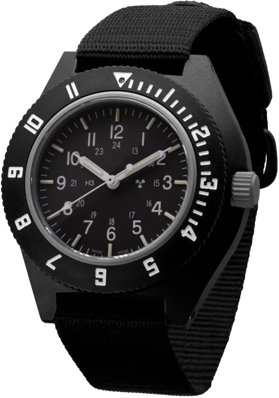 Marathon Navigator Black Pilots Watch sold by Jura Watches
