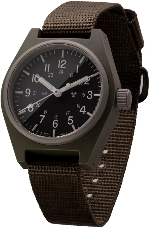 Marathon General Purpose Sage Green Quartz GPQ Watch sold by Jura Watches