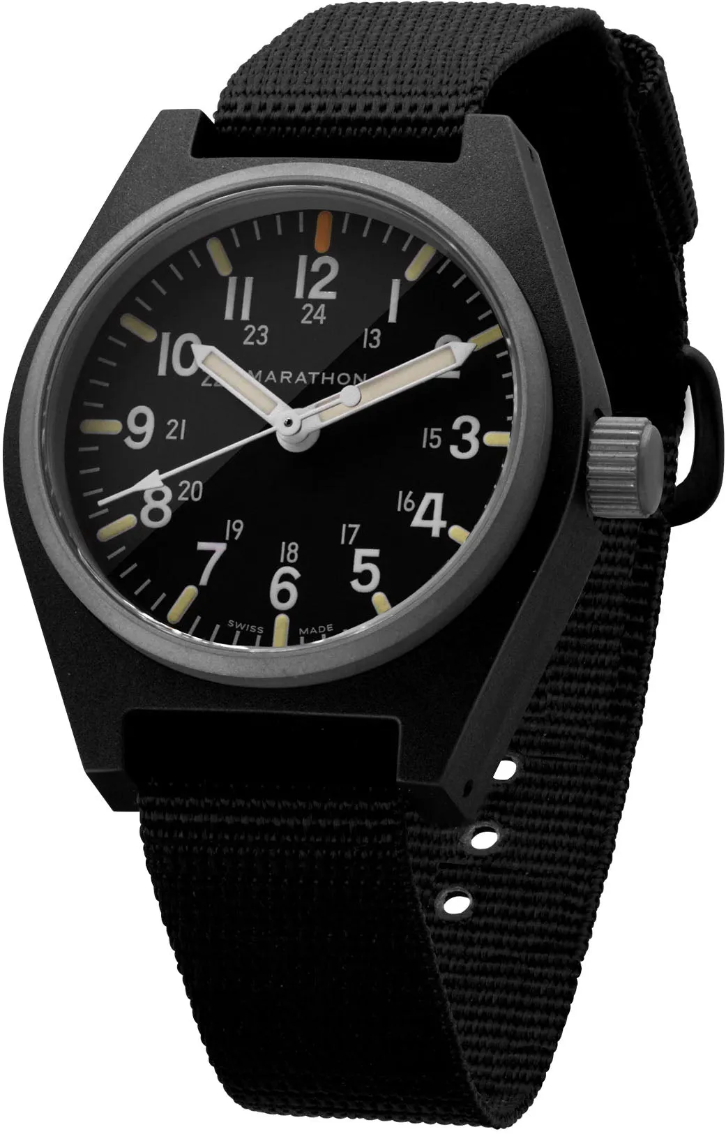Marathon General Purpose Black Quartz With MaraGlo GPQ Watch sold by Jura Watches