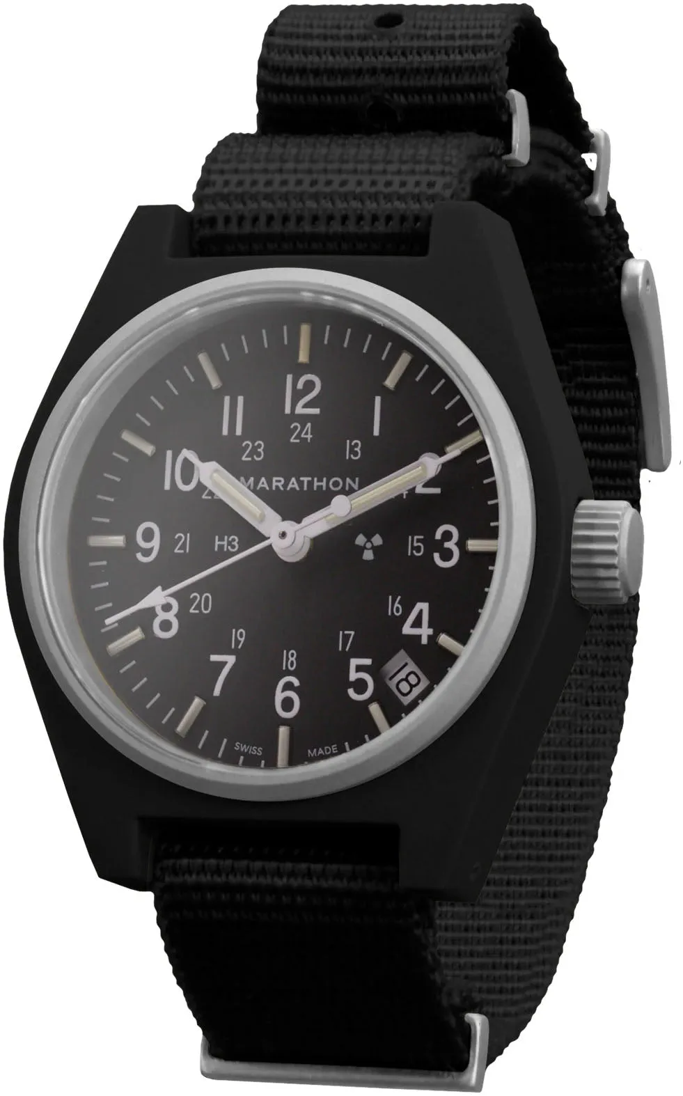 Marathon General Purpose Black Quartz With Date GPQ Watch sold by Jura Watches product image thumbnail 2