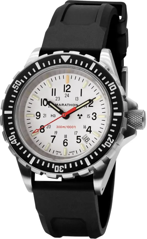 Marathon Dive Large Arctic Edition Divers Quartz TSAR Watch sold by Jura Watches