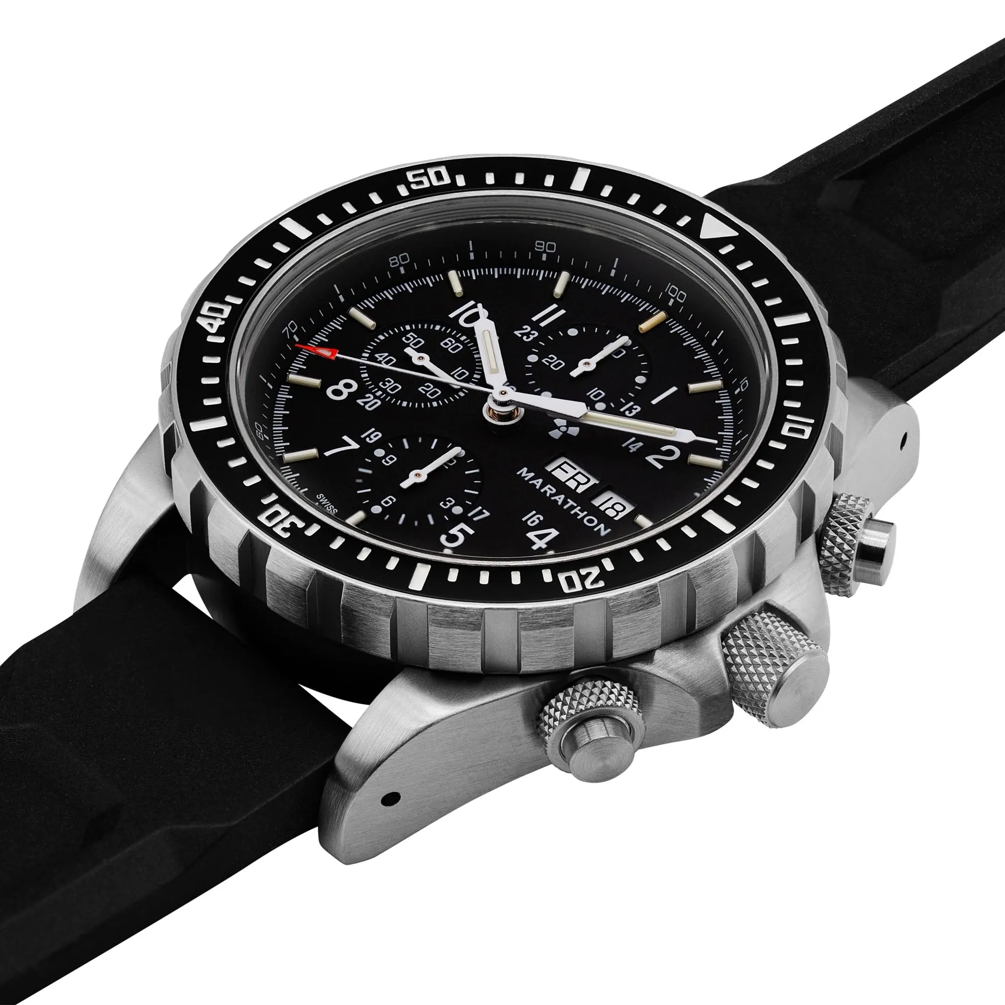 Marathon Dive Jumbo Diver Pilots Automatic Chronograph CSAR Watch sold by Jura Watches product image thumbnail 5