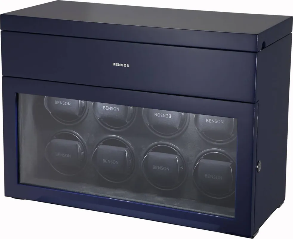 Benson Watch Winder Black Series 8.16.BL Blue Limited Edition made by Jura Watches